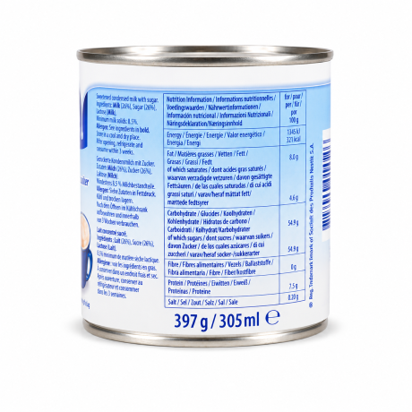 Ingrediente si valori nutritionale Lapte Condensat Îndulcit Nestlé 397g