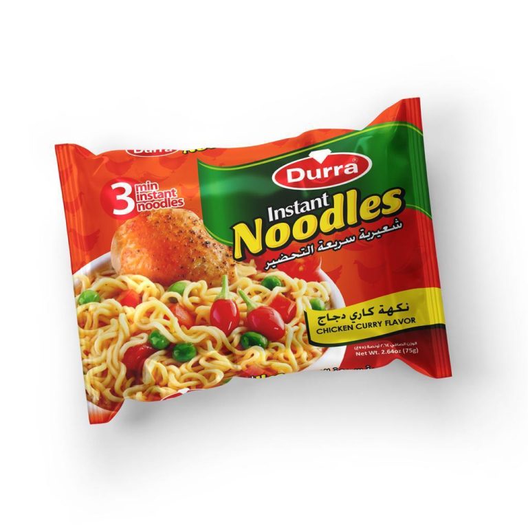 chicken durra noodles with curry 5 pieces