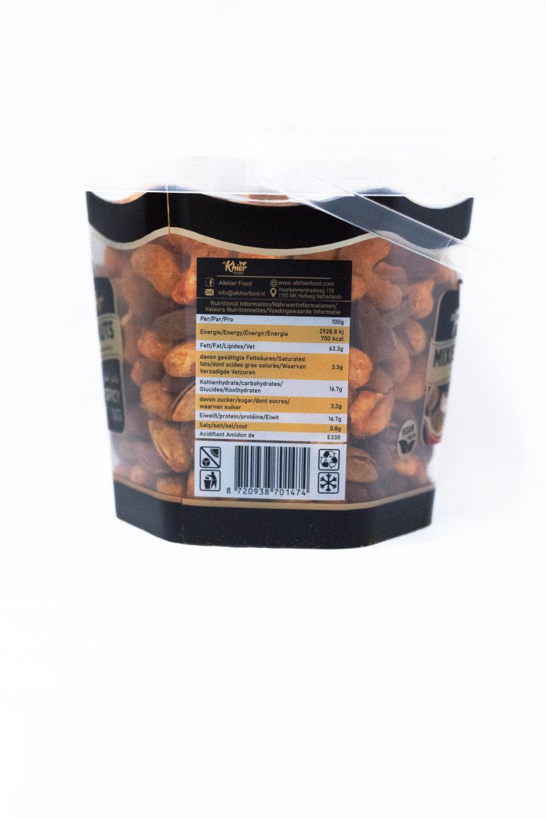 Fakhr spicy hazelnut mix 500g back