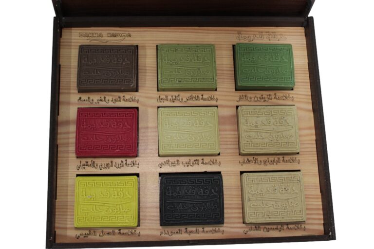 set 9 săpunuri orientale aleppo 9*65g 2