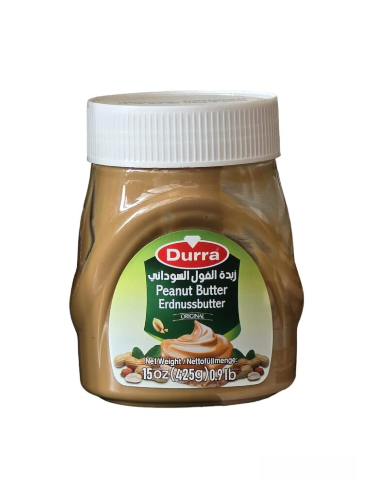 Durra Peanut Butter (Erdnussbutter) 425g – Unt de Arahide Natural și Savuros