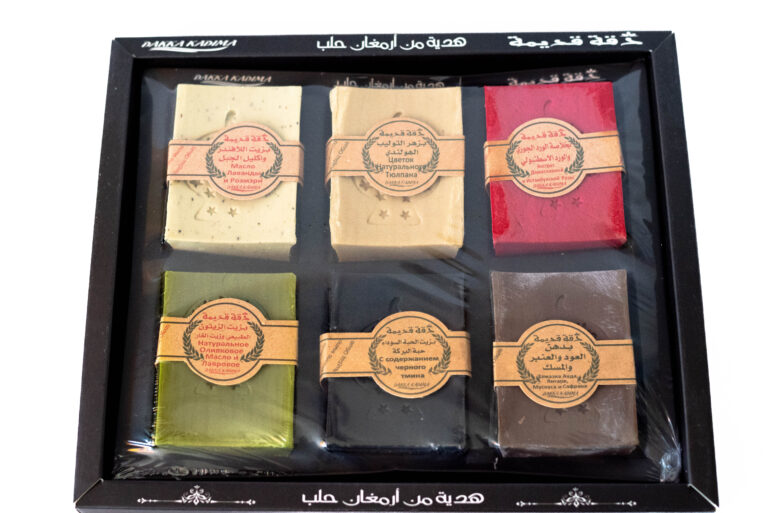 Set 6 săpunuri de Alep, diverse arome, 6*65g