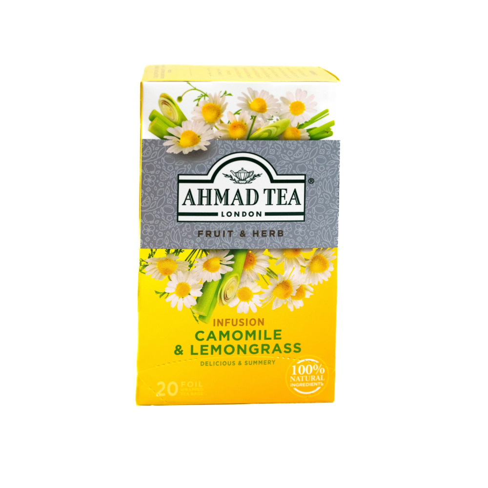 Ceai mușețel și lemongrass Ahmad 20 plicuri