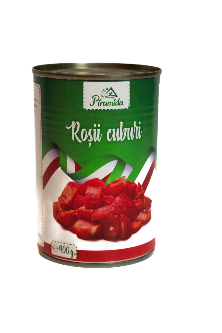 rosii cuburi piramida 400g