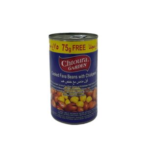 conservă fasole fava și năut Chtoura Garden 475g