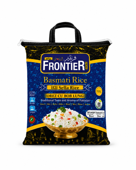 Orez Basmati Frontier Prime 1121 Sella 5kg cu bob extra-lung