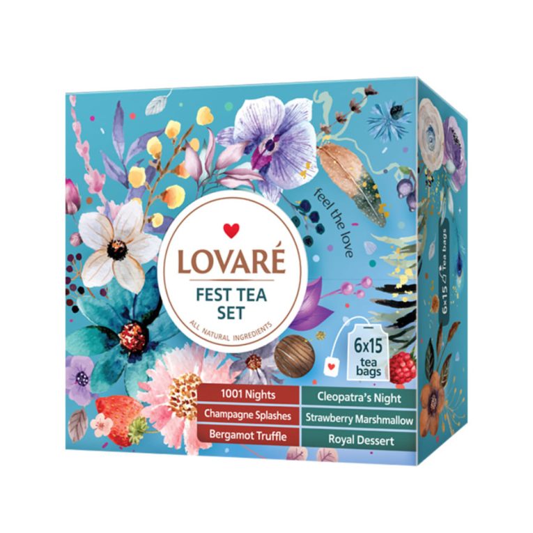 Ceai Lovaré Fest Tea Set 90 Plicuri