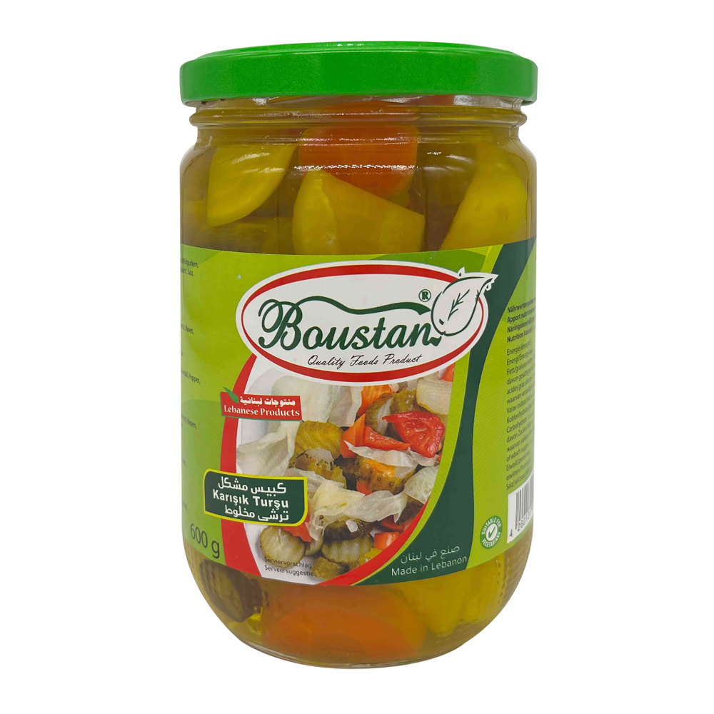 Boustan Assorted Pickled Vegetables – 600g