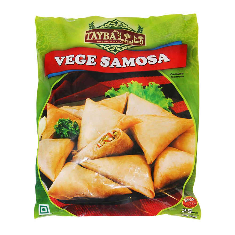 Veg Samosa Tayba – 750 g (25 pieces)