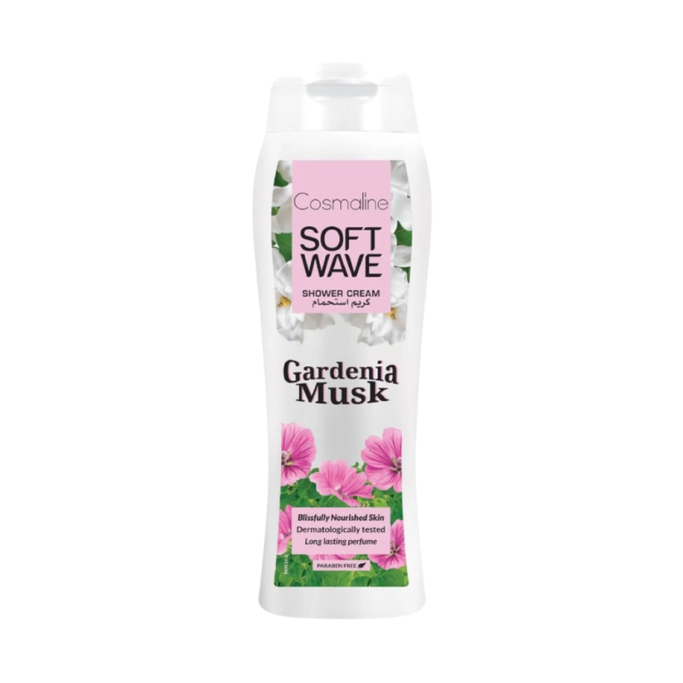 Cremă de duș Gardenia Musk, Cosmaline Soft Wave, 400ml