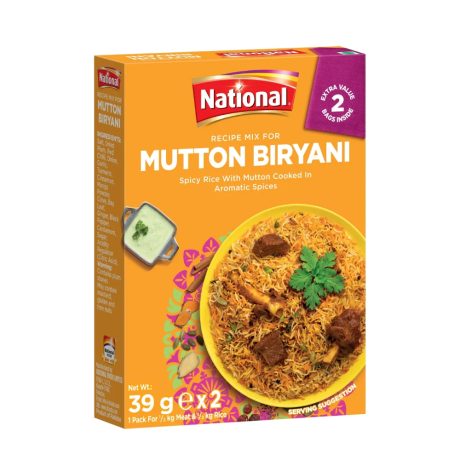 Mix Condimente Mutton Biryani, National