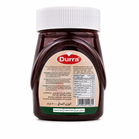 Dulceață de Căpșuni Durra 500g – Informații Nutriționale