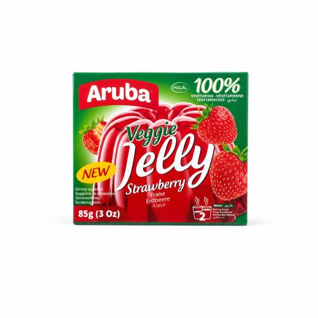Jeleu Halal cu Aromă de Căpșuni Aruba 85g