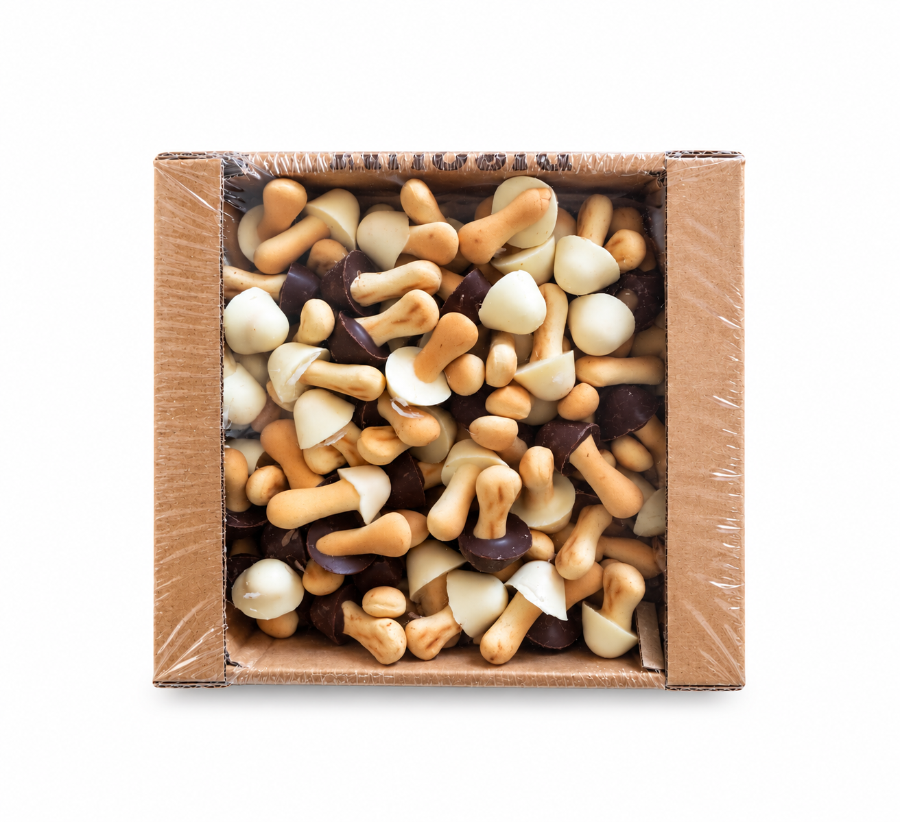 Biscuiți Ciupercuțe cu Glazură Mixtă 300g