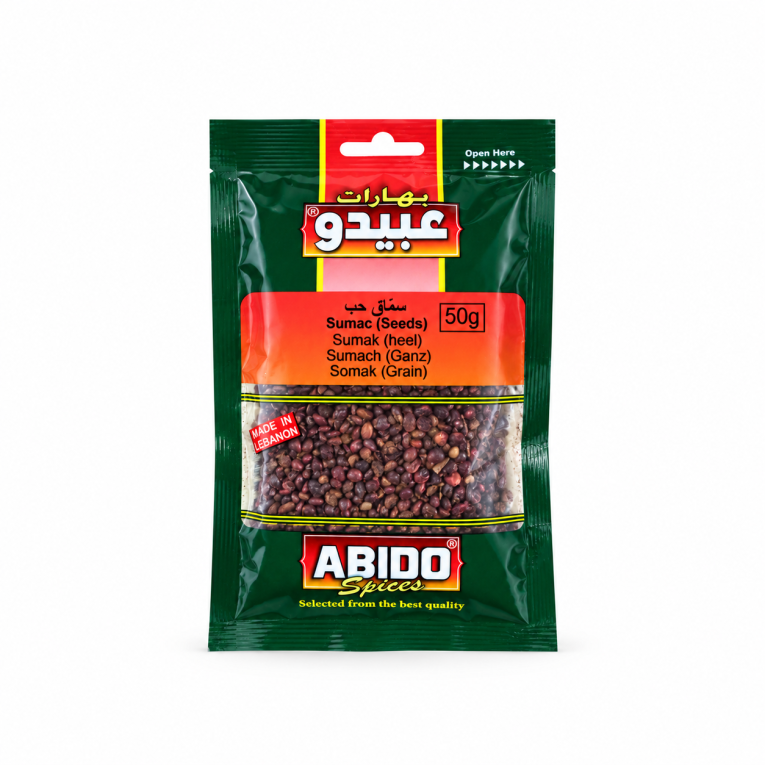 Sumac boabe Abido 50 g – ambalaj frontal